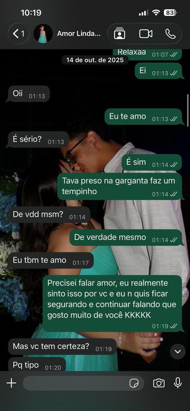 O primeiro EU TE AMO
